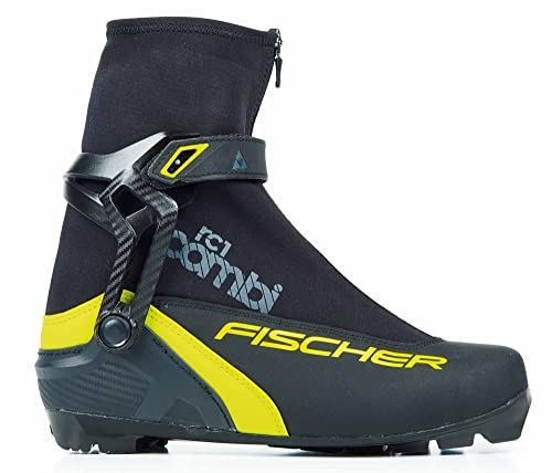 Fischer RC1 Combischuhe, Black-Yellow, EU 47 von Fischer