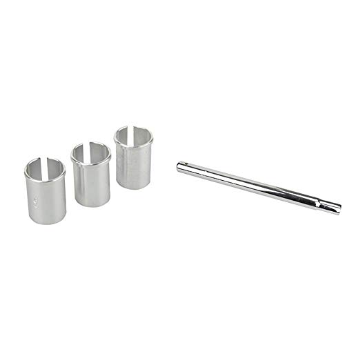 FISCHER Sattelstützen 3X Reduzierhülsen-Set, Silber, One Size & Kerze 25,4 mm Sattelstützen, Silber, One Size FISCHER Sattelstützen 3X Reduzierhülsen-Set, Silber, One Size & Kerze 25,4 mm Sattelstützen, Silber, One Size von Fischer
