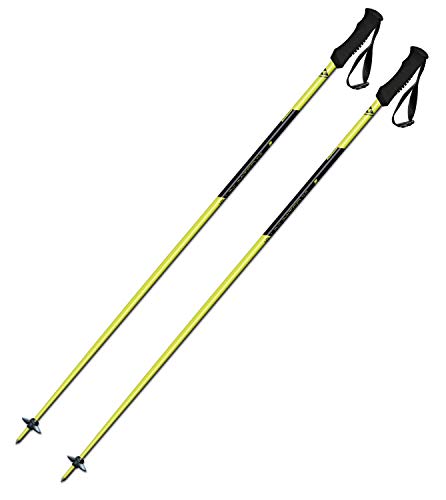 Fischer Unisex – Erwachsene Unlimited gelb Skistock, 120 cm von Fischer