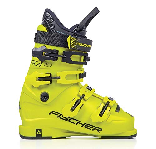 Fischer Unisex Jugend, gelb, Junior Skischuhe RC4 70 JR Thermoshape, 23.0, 230 von Fischer