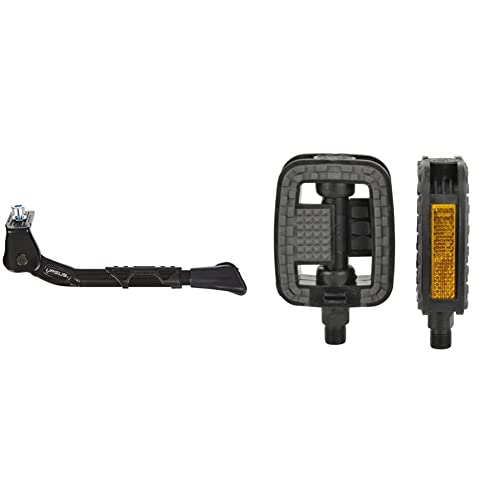 Fischer Unisex sidestativ Seiten st nder 26 28 Schwarz, Schwarz, 26-28 Zoll EU & Pedale mit Anti-Rutsch und Reflektoren, passend für alle Fahrradttypen, Schwarz Fischer Unisex sidestativ Seiten st nder 26 28 Schwarz, Schwarz, 26-28 Zoll EU & Pedale mit Anti-Rutsch und Reflektoren, passend für alle Fahrradttypen, Schwarz von Fischer