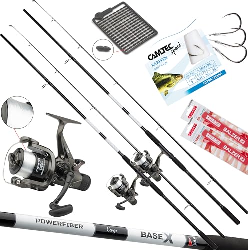 Fischzeux Angelset Karpfen komplett CarpFX - Karpfenset 2 Ruten 2 Freilaufrollen 3,00m Fischzeux Angelset Karpfen komplett CarpFX - Karpfenset 2 Ruten 2 Freilaufrollen 3,00m von Fischzeux