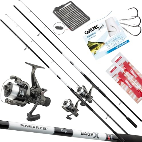 Fischzeux Angelset Karpfen komplett CarpFX - Karpfenset 2 Ruten 2 Freilaufrollen 3,60m Fischzeux Angelset Karpfen komplett CarpFX - Karpfenset 2 Ruten 2 Freilaufrollen 3,60m von Fischzeux