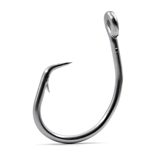 FishTrip Circle Hooks Salzwasser Welshaken, Edelstahl Angelhaken für Big Game Heavy Duty Shark 28/0 FishTrip Circle Hooks Salzwasser Welshaken, Edelstahl Angelhaken für Big Game Heavy Duty Shark 28/0 von FishTrip