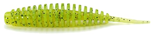 Fishup Tanta Gummiwürmer 2,5' 6,1cm - 8 Gummiköder, Fishup Farben:Chartreuse/Black Fishup Tanta Gummiwürmer 2,5' 6,1cm - 8 Gummiköder, Fishup Farben:Chartreuse/Black von FishUp