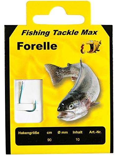 FTM Haken gebunden Forelle 90cm - 10 Forellenhaken, Hakengröße/Schnurdurchmesser:Gr. 8/0.18mm FTM Haken gebunden Forelle 90cm - 10 Forellenhaken, Hakengröße/Schnurdurchmesser:Gr. 8/0.18mm von FTM