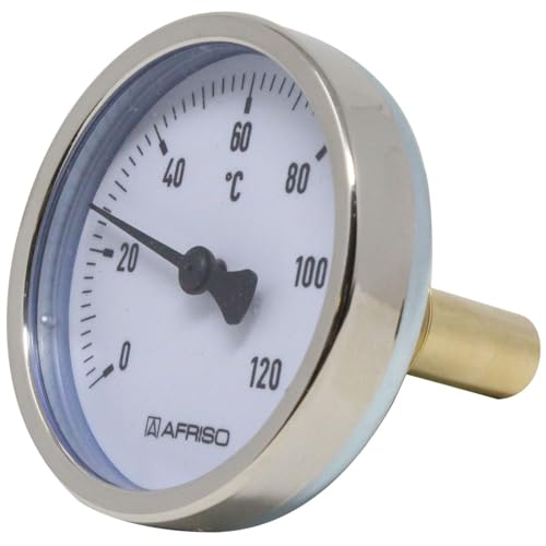 FTM Räucherthermometer 120°C - Thermometer für Räucheröfen, Temperaturmesser für Öfen zum Räuchern von FTM