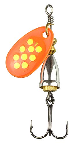 FTM Rodeo X-Trema Spinner Gr. 2, 6g orange/gelbe Punkte von Fishing Tackle Max