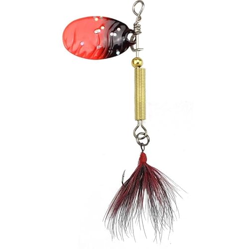 Fishing Tackle Max Unisex – Erwachsene 10C5200433C10 FTM Tornad-Spinner Forellenspinner-Forellenköder, Gewicht/Farbe:2g / schwarz/rot Glitter, Bunt, Normal Fishing Tackle Max Unisex – Erwachsene 10C5200433C10 FTM Tornad-Spinner Forellenspinner-Forellenköder, Gewicht/Farbe:2g / schwarz/rot Glitter, Bunt, Normal von FTM