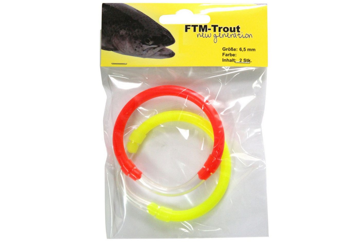 Fishing Tackle Max Bissanzeiger Ring FTM New Generation Ringbissanzeiger rot + gelb - 2 Bissanzeiger von Fishing Tackle Max