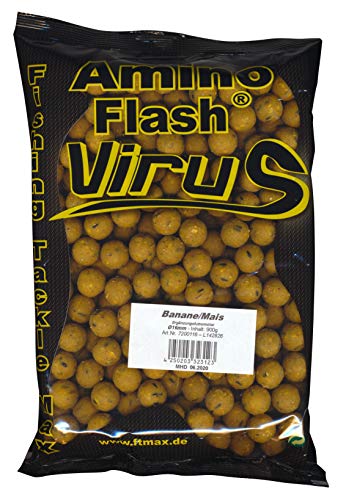 Fishing Tackle Max Unisex – Erwachsene 10C7200116C10 FTM Amin-Flash Virus 16mm Banane Mais 7200116 Boilies, Bunt, Normal Fishing Tackle Max Unisex – Erwachsene 10C7200116C10 FTM Amin-Flash Virus 16mm Banane Mais 7200116 Boilies, Bunt, Normal von Fishing Tackle Max