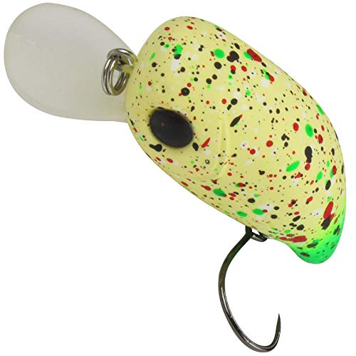 FTM Unisex – Erwachsene 10C5200561C10 Masu Pit Bull 3cm 2,4g Forellenwobbler schwimmend, Farbe:gelb/grün-pink gesprenkelt, Bunt, Normal FTM Unisex – Erwachsene 10C5200561C10 Masu Pit Bull 3cm 2,4g Forellenwobbler schwimmend, Farbe:gelb/grün-pink gesprenkelt, Bunt, Normal von FTM