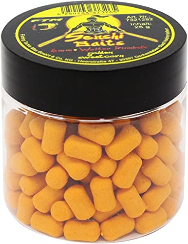 Fishing Tackle Max FTM Senshi Baits 6mm Wafter Dumbell Boilies Golden Sweetcorn 7321292 Fishing Tackle Max FTM Senshi Baits 6mm Wafter Dumbell Boilies Golden Sweetcorn 7321292 von Fishing Tackle Max