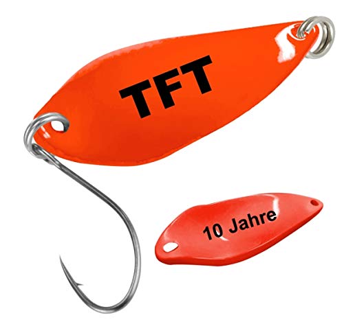 Fishing Tackle Max FTM TFT Trout Spoon Forellenblinker Rock 63 4,2g 5200063 Sonderedition Ultra Light Fischen UL Spoons von Fishing Tackle Max