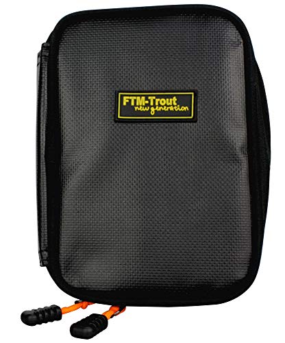 FTM Spoontasche 23x5x16,5cm - Kunstködertasche für Spoons, Angeltasche für Forellenblinker, Tackletasche für Forellenköder von FTM