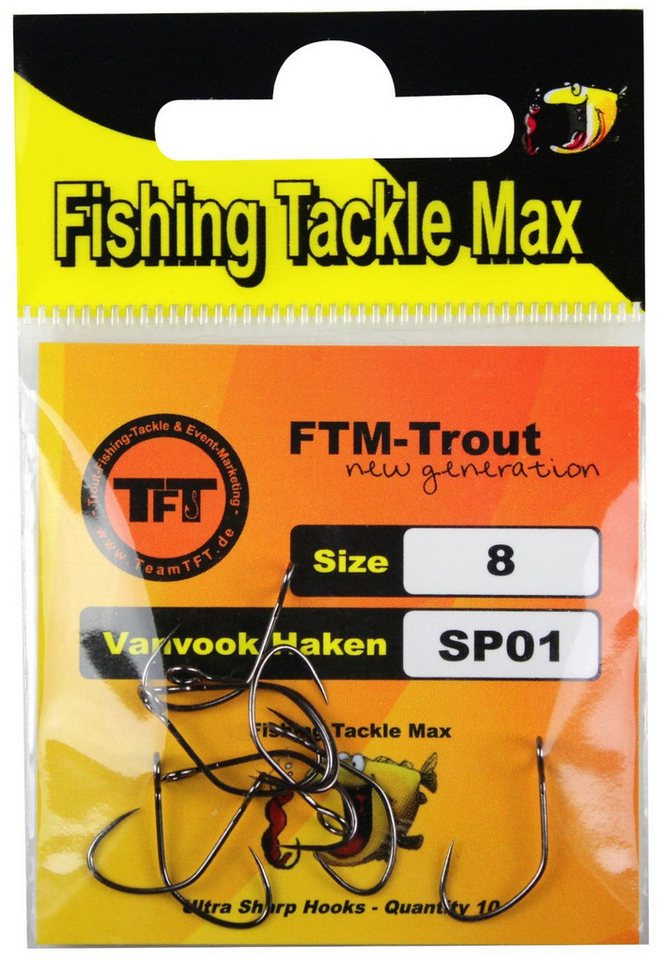 Fishing Tackle Max Forellenhaken FTM Spoonhaken ohne Widerhaken - 10 Forellenhaken für Blinker Fishing Tackle Max Forellenhaken FTM Spoonhaken ohne Widerhaken - 10 Forellenhaken für Blinker von Fishing Tackle Max