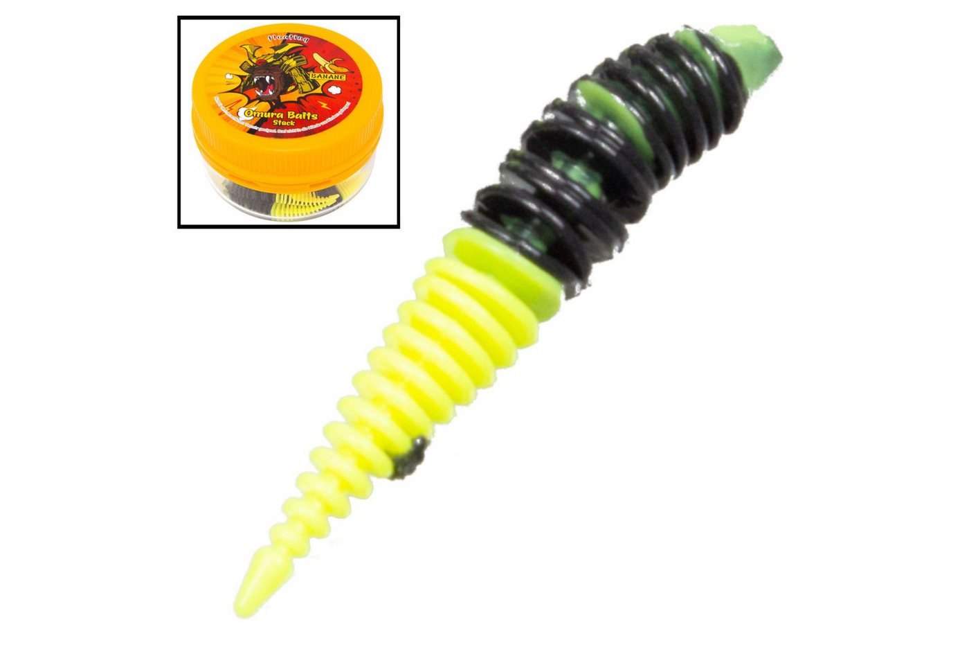 Fishing Tackle Max Kunstköder FTM Omura Baits Hero Banane - Gummiköder Fishing Tackle Max Kunstköder FTM Omura Baits Hero Banane - Gummiköder von Fishing Tackle Max