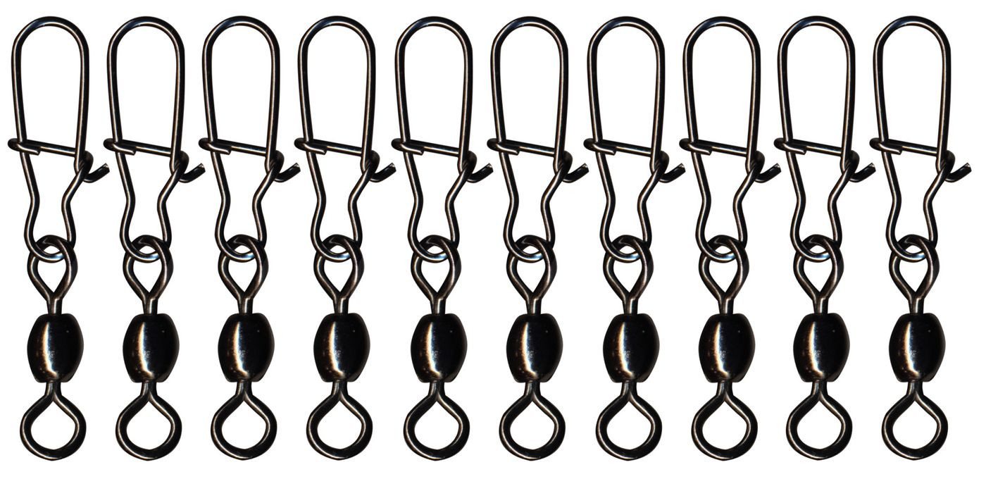 Fishing Tackle Max Schnurverbinder FTM Seika Pro Spin Wirbel mit Duo Lock Karabiner - 10 Angelwirbel, (1-St) Fishing Tackle Max Schnurverbinder FTM Seika Pro Spin Wirbel mit Duo Lock Karabiner - 10 Angelwirbel, (1-St) von Fishing Tackle Max