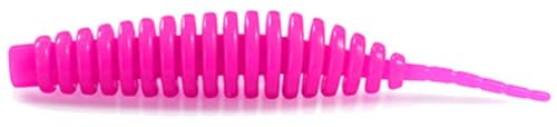 Fishup Tanta Gummiwürmer 2,5' 6,1cm - 8 Gummiköder, Fishup Farben:Hot Pink von FishUp