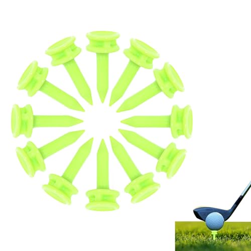 20 Stück Castle Golf Tees - Golf Cup Tee - Golf Tee Golf Limit Tee Ballhalter aus Kunststoff, tragbare Golftees, Trainings-Golftees, Golfzubehör für Golfer | Verbessert die e von Fisssure