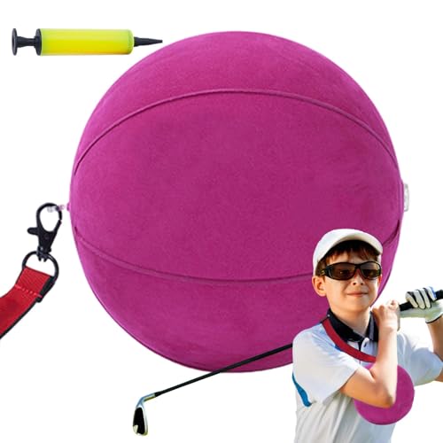 Fisssure Smart Ball Golf, Golf-Trainingshilfeball - Golfschwung-Haltungskorrektur mit Luftpumpe,Impact Golfbälle, Arme, Unterarm, Ellenbogen, zwischen Haltung, Lehr- und Übungsausrüstung von Fisssure