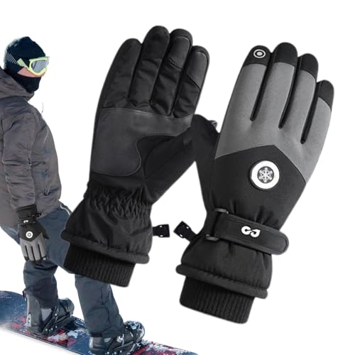 Fisssure Wasserdichte Handschuhe für Damen, Wanderhandschuhe für Damen | Winterhandschuhe, winddicht, Skihandschuhe | gepolsterte Wanderhandschuhe für Skifahren, Reiten und Outdoor-Aktivitäten von Fisssure