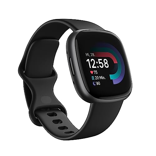 Fitbit Versa 4 by Google – Smartwatch Damen / Herren – Fitness-Tracker mit integriertem GPS und Telefonfunktion, 6 Tage Akkulaufzeit, 40+ Trainingsmodi – Fitnessuhr kompatibel mit Android / iOS von Fitbit