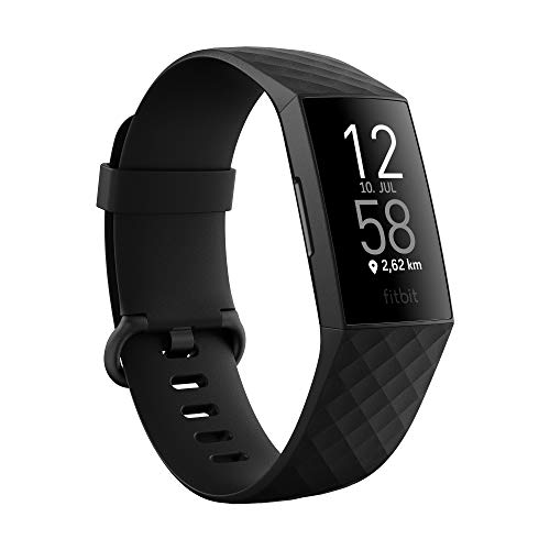 Fitness-Tracker Fitbit Charge 4 mit GPS, Schwimmtracking & bis zu 7 Tage Akkulaufzeit, Schwarz von Fitbit