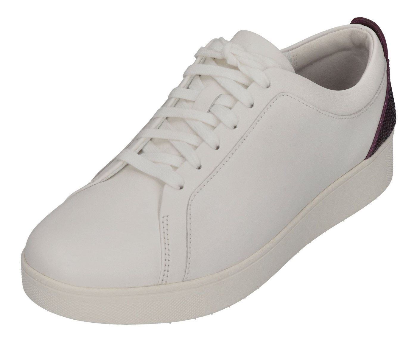 Fitflop RALLY CRYSTAL BACKTAB Sneaker urban white mauve wine Fitflop RALLY CRYSTAL BACKTAB Sneaker urban white mauve wine von Fitflop