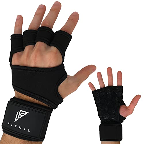 Fithil Fitness Krafttraining Handschuhe für Herren und Damen - Trainingshandschuhe für Crossfit, Gym und Bodybuilding - Sporthandschuh für Hanteln, Pull Up Bar und Gewichte (M) von Fithil