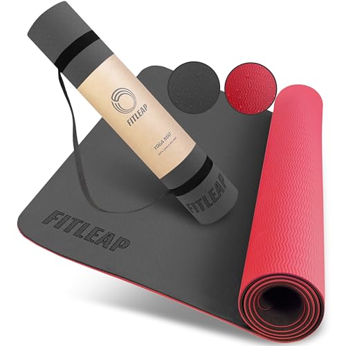 Fitleap Yoga Matte Pro aus umweltfreundlichem TPE-Schaum, sehr rutschfeste, schadstofffreie, hypoallergene und hautfreundliche Pilates Matte, Fitness Matte & Gymnastikmatte Fitleap Yoga Matte Pro aus umweltfreundlichem TPE-Schaum, sehr rutschfeste, schadstofffreie, hypoallergene und hautfreundliche Pilates Matte, Fitness Matte & Gymnastikmatte von Fitleap