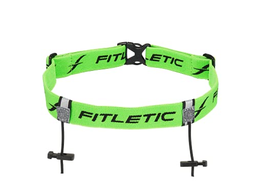 Fitletic® | Race 1 | Laufgürtel | mit Startnummern-Halterung | Gürtel Laufen| Fitness Equipment | Hüftgürtel Damen/Herren | Jogging Zubehör | Laufgürtel | Fitnessgürtel von Fitletic