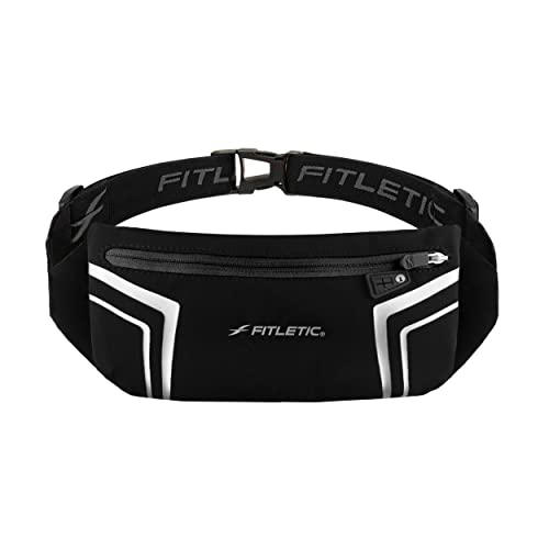 Fitletic Blitz Laufgurt, Schwarz, One Size von Fitletic