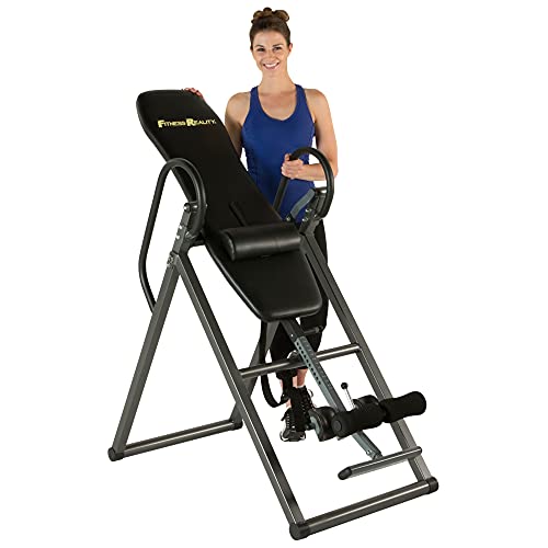 FITNESS REALITY 790XLT Inversionstisch mit Rückenkissen, verstellbar bis 1,98m Körpergrösse, 136kg maximales Benutzergewicht, volle vertikale Inversion bis 180 Grad FITNESS REALITY 790XLT Inversionstisch mit Rückenkissen, verstellbar bis 1,98m Körpergrösse, 136kg maximales Benutzergewicht, volle vertikale Inversion bis 180 Grad von Fitness Reality