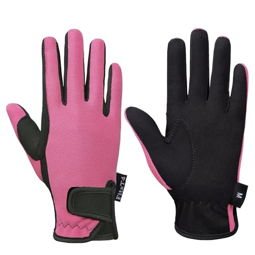 FitsT4 Sports Grip Handschuhe Kinder Winter Reithandschuhe Kinder Jungen 5-14 Jahre für Reitsport, Radfahren, Gartenarbeit, in 4 Farben von FitsT4 Sports