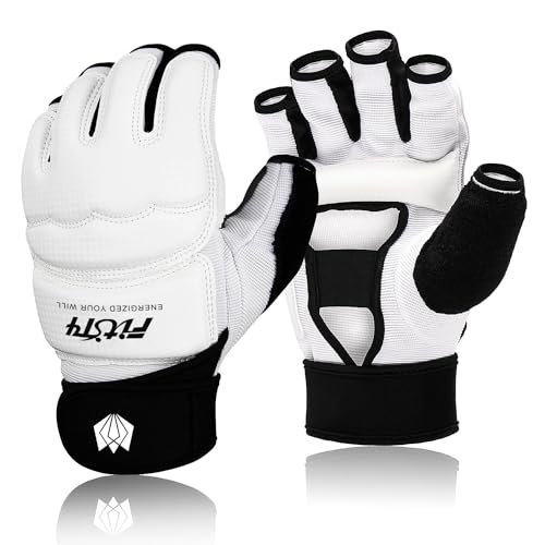 FitsT4 Sports MMA Handschuhe Boxhandschuhe gepolstert, Trainingshandschuhe Boxsack Sandsack Kickboxen Kampfsport Taekwondo Sparring mit Handgelenkschutz für Herren Damen,Weiß,XXL FitsT4 Sports MMA Handschuhe Boxhandschuhe gepolstert, Trainingshandschuhe Boxsack Sandsack Kickboxen Kampfsport Taekwondo Sparring mit Handgelenkschutz für Herren Damen,Weiß,XXL von FitsT4 Sports