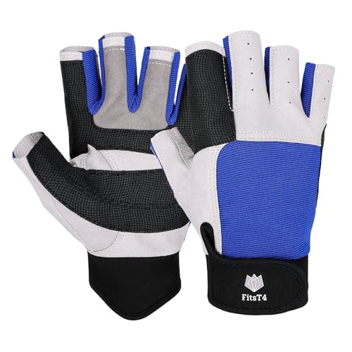 FitsT4 Sports Segelhandschuhe mit ¾-Finger und Idealem Griff für Segeln, Yacht, Segelsport, Paddeln, Kajak, Angeln, Fischen, Dinghy, Schlauchboot, Wassersport mit Booten FitsT4 Sports Segelhandschuhe mit ¾-Finger und Idealem Griff für Segeln, Yacht, Segelsport, Paddeln, Kajak, Angeln, Fischen, Dinghy, Schlauchboot, Wassersport mit Booten von FitsT4 Sports