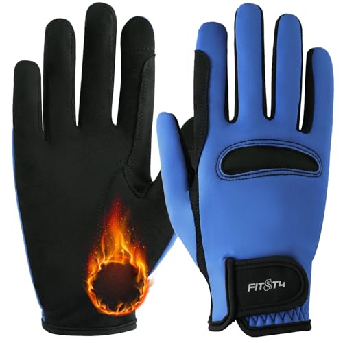 FitsT4 Sports Reithandschuhe Kinder Winter Grip rutschfest Handschuhe Reiten Kinder Jungen Mädchen mit Touchscreen-Design für Reitsport Sports,Blau,L FitsT4 Sports Reithandschuhe Kinder Winter Grip rutschfest Handschuhe Reiten Kinder Jungen Mädchen mit Touchscreen-Design für Reitsport Sports,Blau,L von FitsT4 Sports