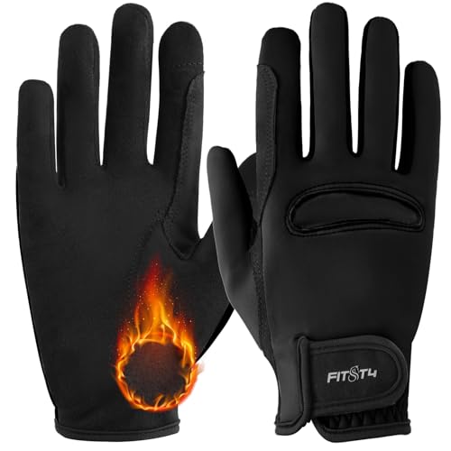 FitsT4 Sports Reithandschuhe Kinder Winter Grip rutschfest Handschuhe Reiten Kinder Jungen Mädchen mit Touchscreen-Design für Reitsport Sports,Schwarz,M FitsT4 Sports Reithandschuhe Kinder Winter Grip rutschfest Handschuhe Reiten Kinder Jungen Mädchen mit Touchscreen-Design für Reitsport Sports,Schwarz,M von FitsT4 Sports