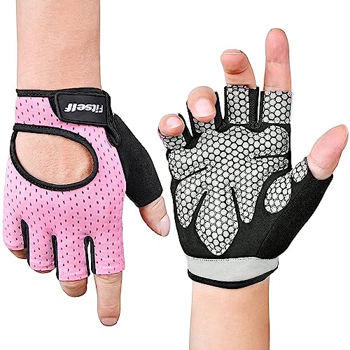 Fitself Fitness Handschuhe Damen Herren Atmungsaktive Gewichtheben Trainingshandschuhe für Sport Gym Krafttraining Bodybuilding Workout Radfahren von Fitself