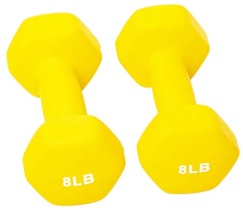 Fitvids Unisex-Erwachsene 8Pair Kurzhanteln, gelb Fitvids Unisex-Erwachsene 8Pair Kurzhanteln, gelb von Fitvids