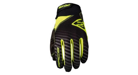 lange handschuhe five race fluo gelb lange handschuhe five race fluo gelb von Five Gloves
