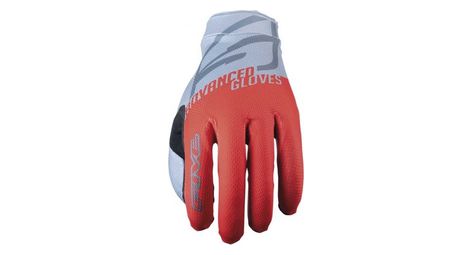 paar lange kinderhandschuhe funf xr lite split neon rot grau paar lange kinderhandschuhe funf xr lite split neon rot grau von Five Gloves