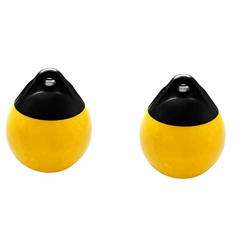 Fivetwofive 2X Schwer Lastung PVC Boot Ball Runde Boje Dock StoßStange Ball Aufblasbarer Schutz Marine Boje Gelb von Fivetwofive