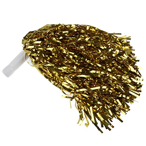 Fivetwofive Kostuem Sport Cheerleader Gastgeschenke Ball Pompon Heisse Neue Gold von Fivetwofive