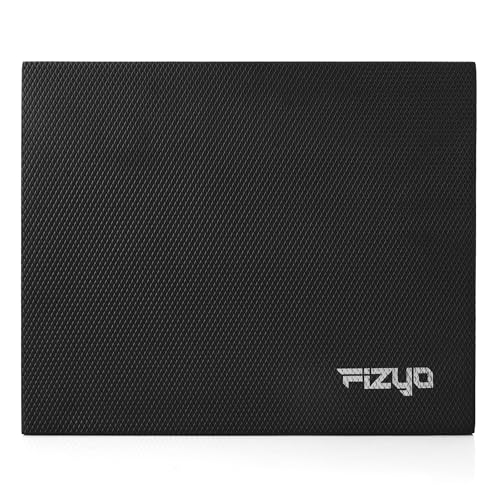 Fizyo Balance Pad Premium, Rutschhemmende Balance-Pad Stabilisierend Weichschaum für Yoga, Fitness, Pilates Balance, Koordination Kissen, Ganzkörper-Training (Schwarz) von Fizyo