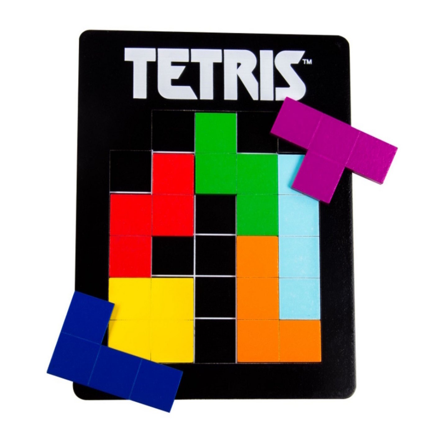 Fizz creations Puzzle Tetris Denksportaufgabe Puzzle aus Holz, Puzzleteile von Fizz creations