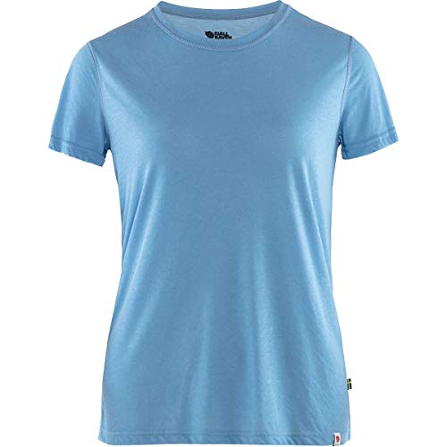 FJALLRAVEN Damen High Coast Lite T-Shirt W Unterhemd, Blau (River Blue), XL von Fjäll Räven