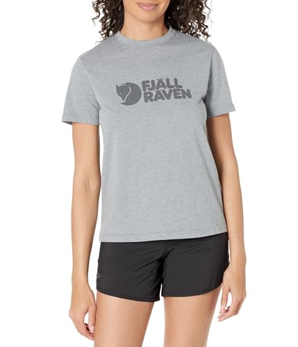 Fjällräven Damen Logo Tee W, Grey-Melange, M Fjällräven Damen Logo Tee W, Grey-Melange, M von Fjällräven