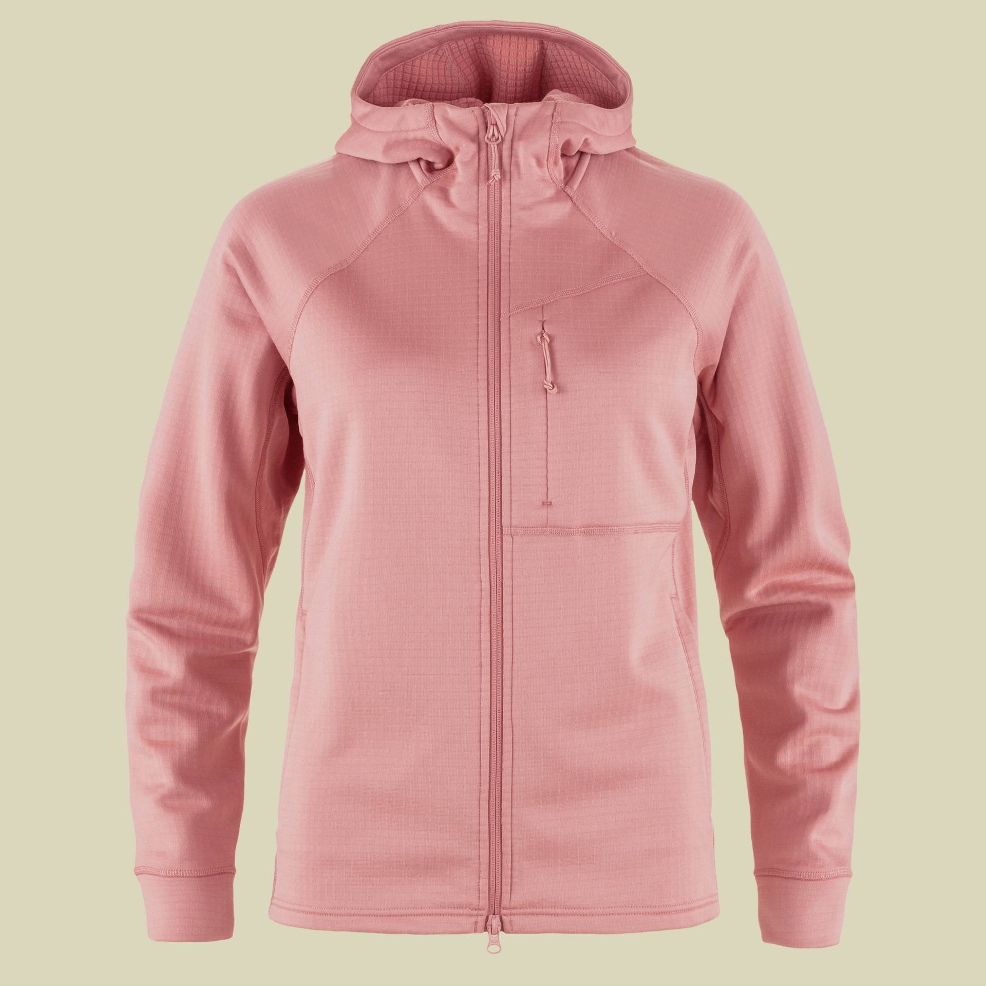 Abisko Grid Fleece Hoodie Women M rosa - dusty rose Abisko Grid Fleece Hoodie Women M rosa - dusty rose von Fjällräven